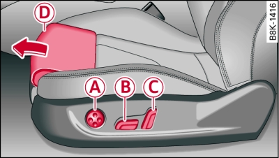 Front seats: Electric adjustment